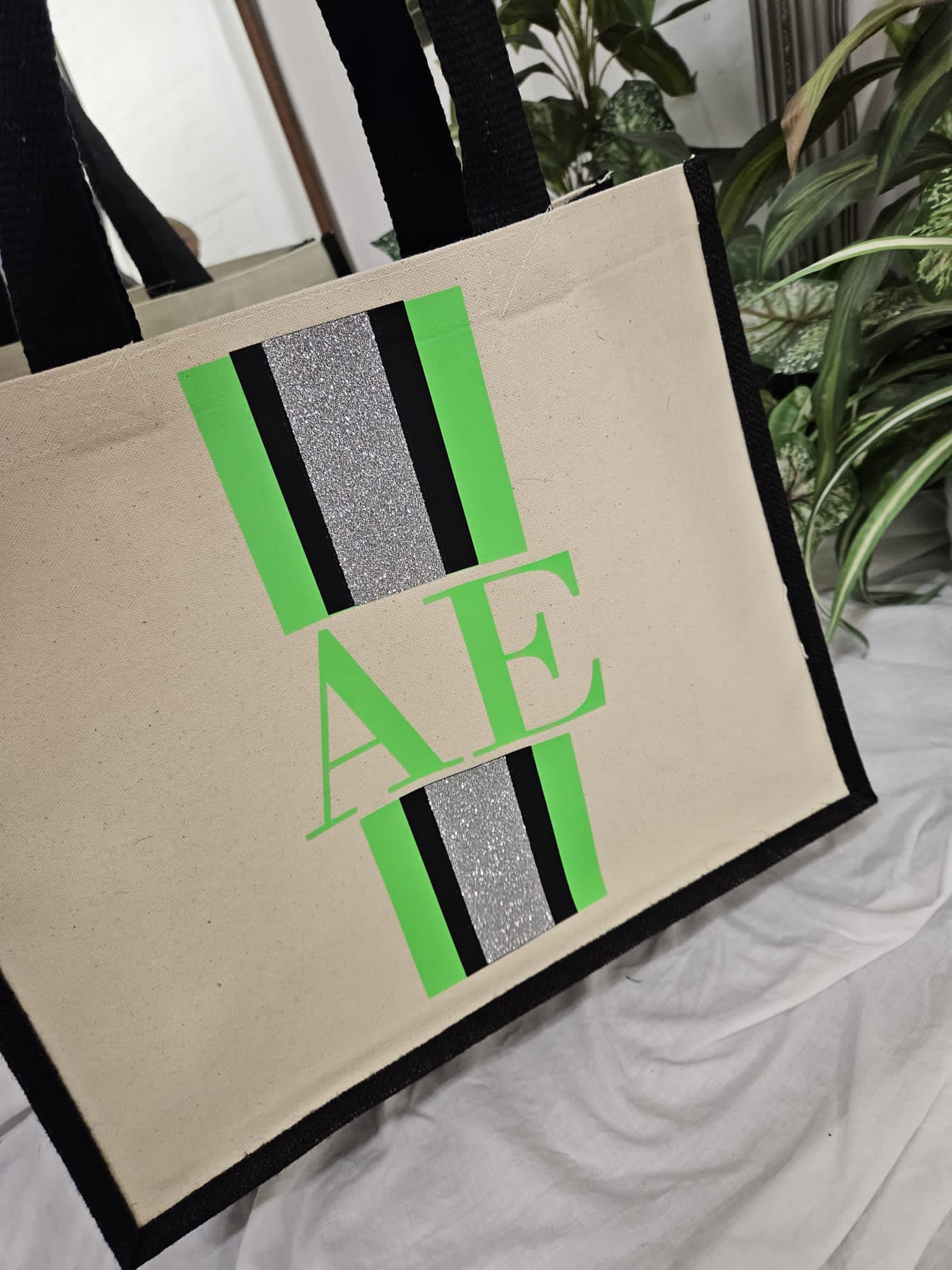 Glitter beach bag sales